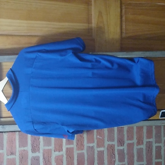 Men's Adidas Kansas Jayhawks Football Polo Shirt - Picture 2 of 10